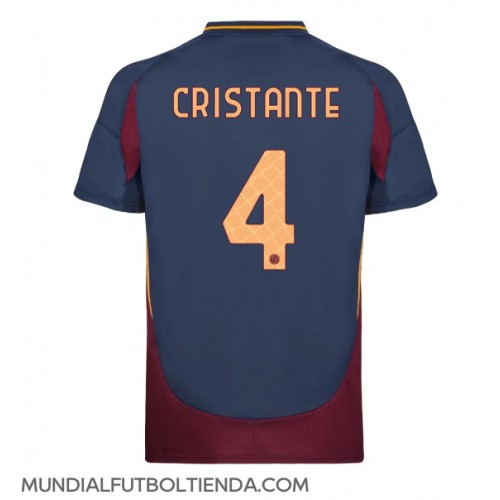 Camiseta AS Roma Bryan Cristante #4 Tercera Equipación Replica 2024-25 mangas cortas